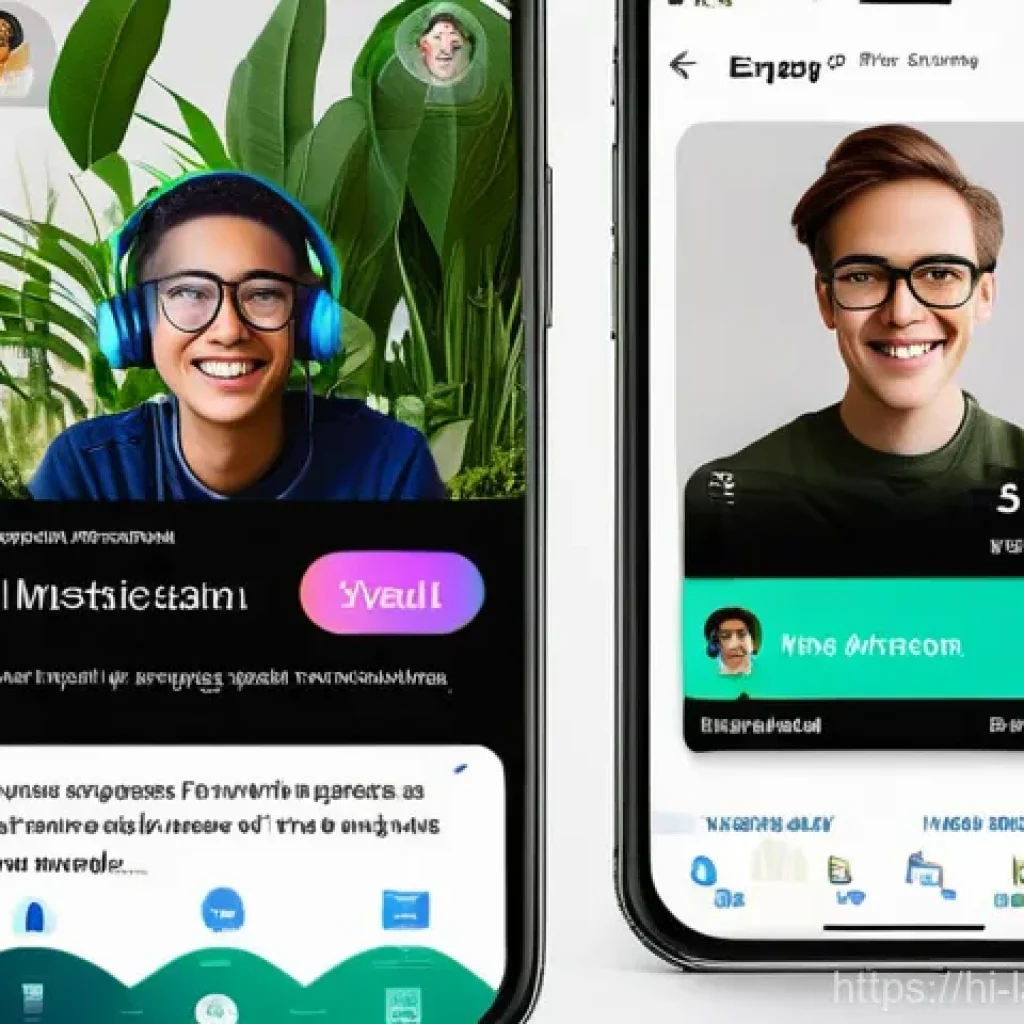 언어 교육에서의 인터랙티브 학습 - **Prompt: "A diverse group of cheerful young adults, aged 18-30, enthusiastically engaged in interac...